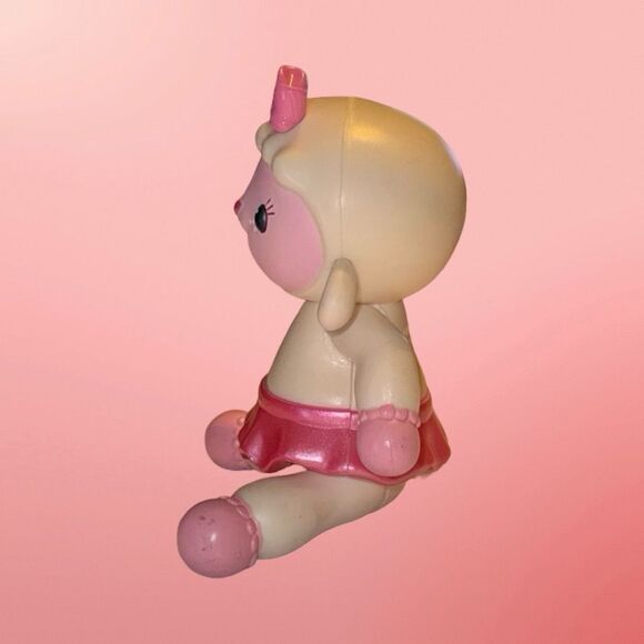 Disney’s Doc McStuffins Lambie Posable Figure Pink Vinyl Plastic 5” - Picture 3 of 8